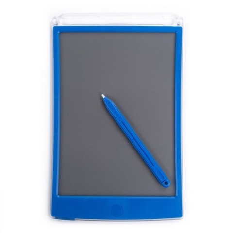 Graphics tablet with drawing worksheets, transparent blue KIDEA