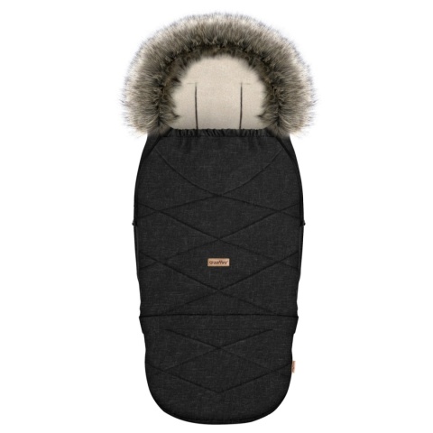 ZAFFIRO Adjustable sleeping bag with bag GrowUP Scandi 0-36m black