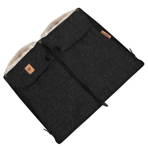 Zaffiro Mufka do wózka Scandi | black