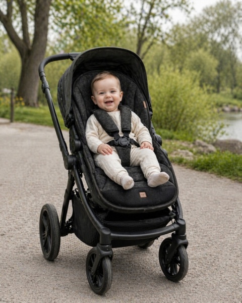Zaffiro Breathable Sierra Stroller Liner | Anthracite