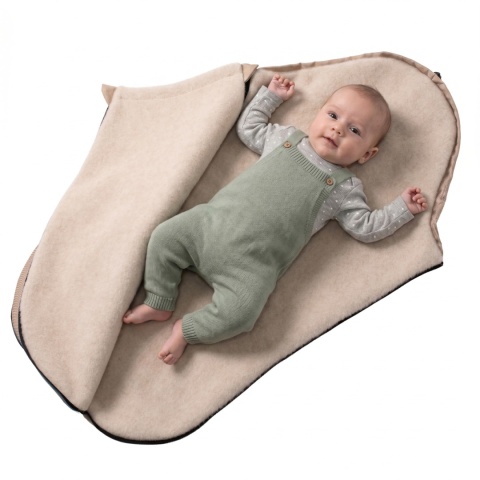 Zaffiro Śpiworek Mini Scandi 0-12m | beige