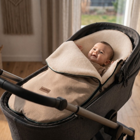 Zaffiro Śpiworek Mini Scandi 0-12m | beige