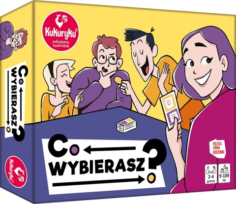 Kukuryku Co wybierasz ? - gra karciana 9+