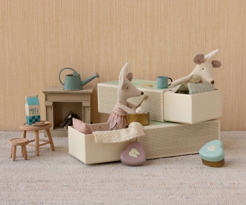 Maileg Myszka Zębowa Wróżka w pudełku - Tooth fairy mouse, Little sister in matchbox