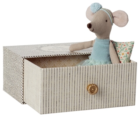 Maileg Myszka baletnica w szufladzie | Dance mouse in daybed, Little sister