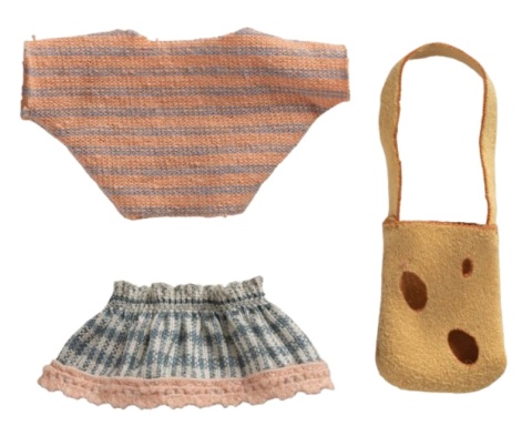 Maileg Mouse Clothes and Handbag | Little Sister