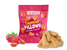 Mixit Chrupiące poduszki zbożowe do kieszeni | Maliny & migdały