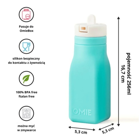 OMIE OMIEBOTTLE silikonowy bidon dla dzieci | Teal