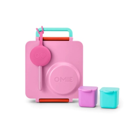 OMIE OMIEDIP 2 szczelne pojemniczki | Pink / Teal