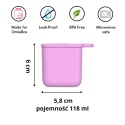 OMIE OMIEDIP 2 szczelne pojemniczki | Pink / Teal