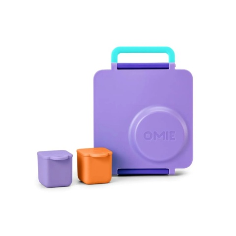 OMIE OMIEDIP 2 szczelne pojemniczki | Purple / Orange