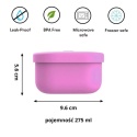 OMIE OMIESNACK pojemnik na przekąski | Pink