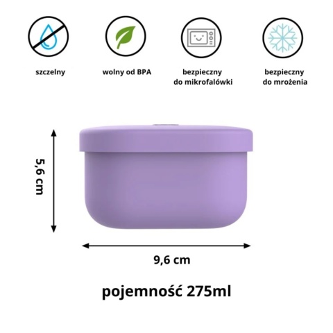 OMIE OMIESNACK pojemnik na przekąski | Purple