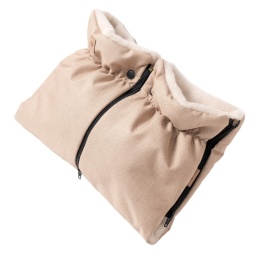 ZAFFIRO Dwuczęściowe Mufki do wózka | Scandi beige