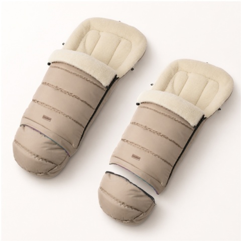 ZAFFIRO iGrow sleeping bag 0-36m wool | Nordico beige