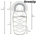Zaffiro Regulowany śpiwór GrowUP Aspen 0-36m | beige