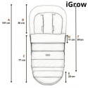 Zaffiro Regulowany śpiwór iGrow Aspen 0-36m | beige