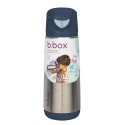 b.box Butelka termiczna bidon dla dziecka z ustnikiem 500 ml | Midnight