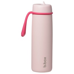 b.box Butelka termiczna ze stali nierdzewnej 690 ml | składany ustnik Pink Paradise