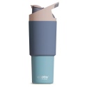 Asobu Butelka termiczna ze słomką Cosmic | pastel blue 1 l