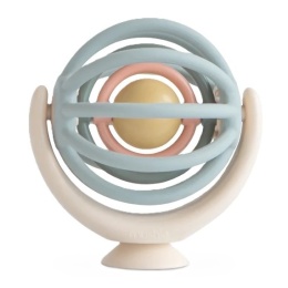 Mushie Zabawka z przyssawką | Kula Spinner dla Niemowlaka 3D Ball