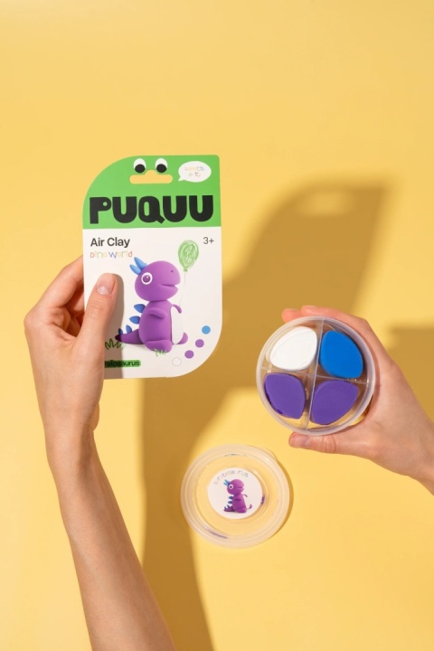 PUQUU Air Clay | Ceratosaurus - zestaw masy plastycznej 3+