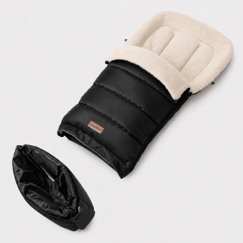 ZAFFIRO Śpiworek iGrow | Aspen wełna premium black