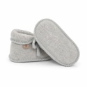 Zaffiro Buciki dziecięce Wełna premium Grey