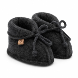 Zaffiro Buciki dziecięce Wełna premium | anthracite