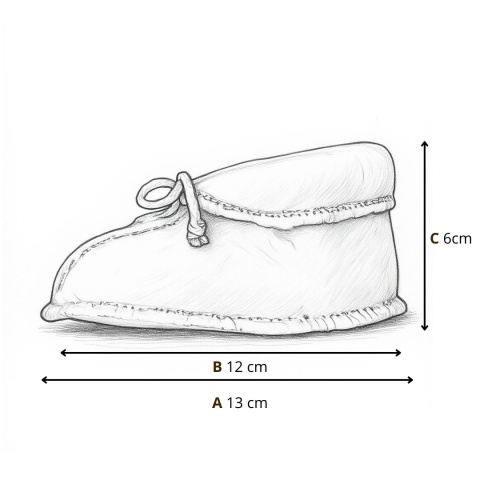 Zaffiro Buciki dziecięce Wełna premium | anthracite