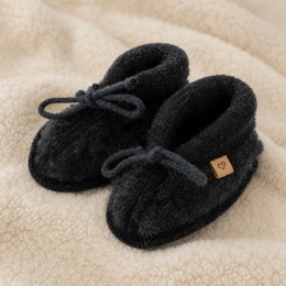 Zaffiro Buciki dziecięce Wełna premium | anthracite