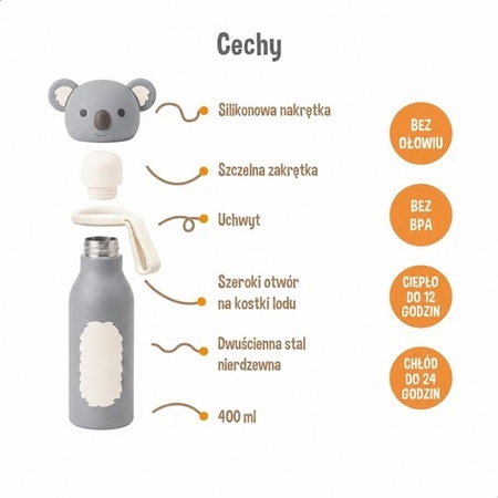 Zazu Fun Butelka Termiczna | Koala 400 ml