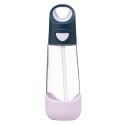 b.box Bidon dla dziecka - butelka na wodę ze słomką tritanowa 600ml Indigo Rose