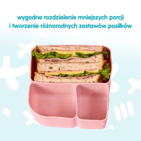 b.box Silikonowy wkład do lunchboxa z dodatkowymi przegródkami | Berry