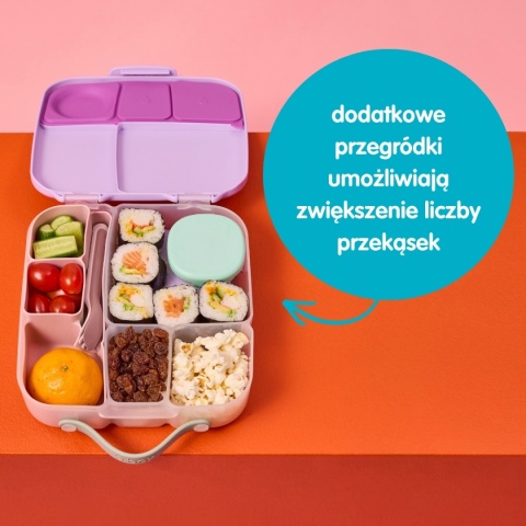 b.box Silikonowy wkład do lunchboxa z dodatkowymi przegródkami | Berry