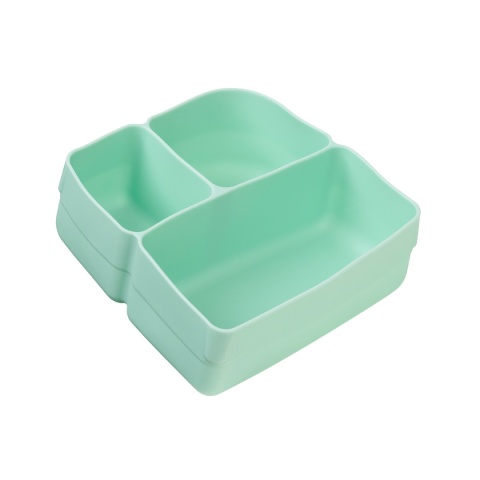 b.box Silikonowy wkład do lunchboxa z dodatkowymi przegródkami | Forest