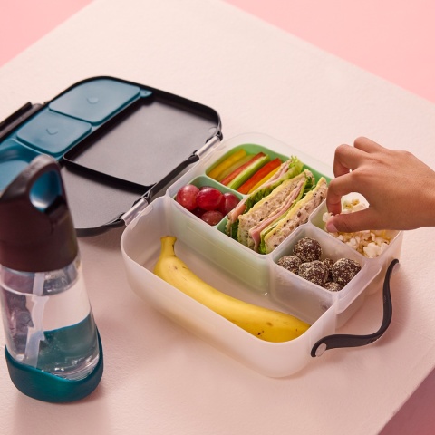 b.box Silikonowy wkład do lunchboxa z dodatkowymi przegródkami | Ocean