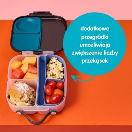 b.box Silikonowy wkład do mini lunchboxa z przegrodą na sztućce | Ocean