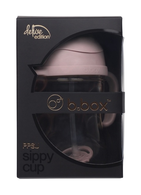 b.box bidon dla dzieci ze słomką PPSU - kubek niekapek 240 ml Blush