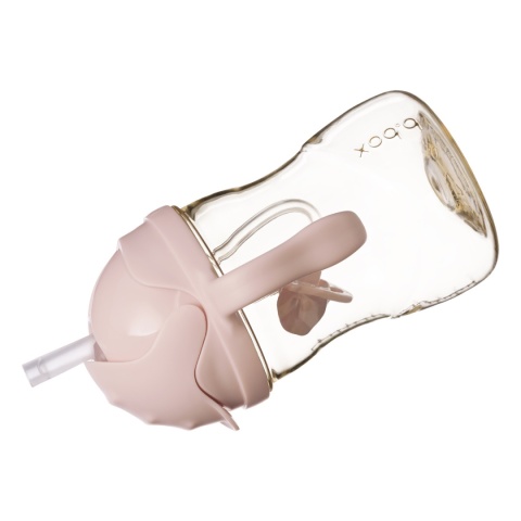 b.box bidon dla dzieci ze słomką PPSU - kubek niekapek 240 ml Blush