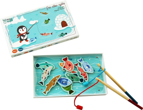 Adam Toys Gra Magnetyczna Pingwin na rybach