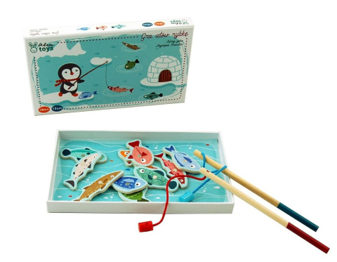 Adam Toys Gra Magnetyczna Pingwin na rybach