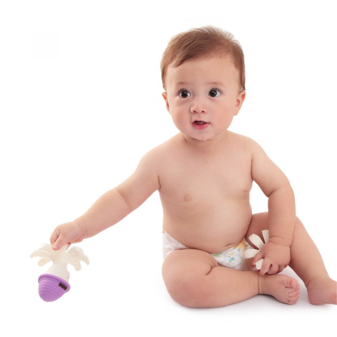 Mombella Gryzak Zabawka Ośmiornica Lilac