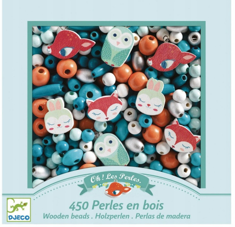 Djeco Zestaw do tworzenia biżuterii 450 el - MAŁE ZWIERZĄTKA