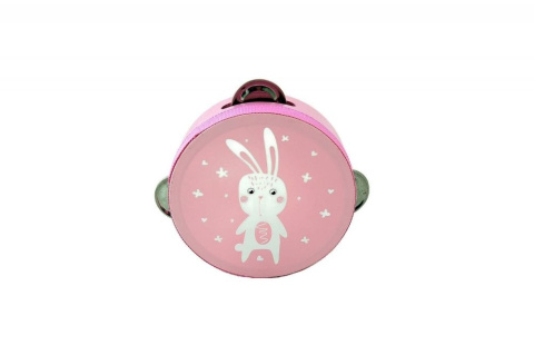 Adam Toys Tamburyn z króliczkiem - różowy