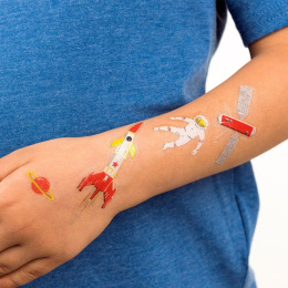 Rex London Tatuaże zmywalne dla dzieci - Era Kosmiczna