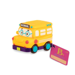 B.toys Mini Wheeee-ls! – mini autko z napędem - żółty szkolny autobus