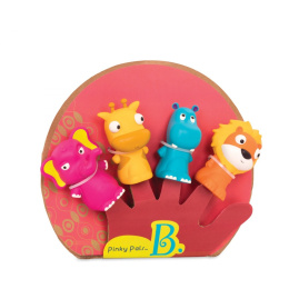 B.toys Pinky Pals – pacynki na palce - załoga z zoo
