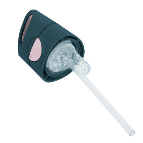 B.box Bidon Butelka tritanowa ze słomką 450 ml, Indigo Rose